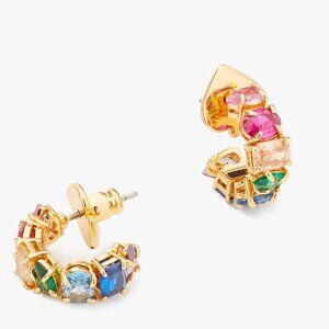 Kate Spade Candy Shop Small Stone Hoops Earrings